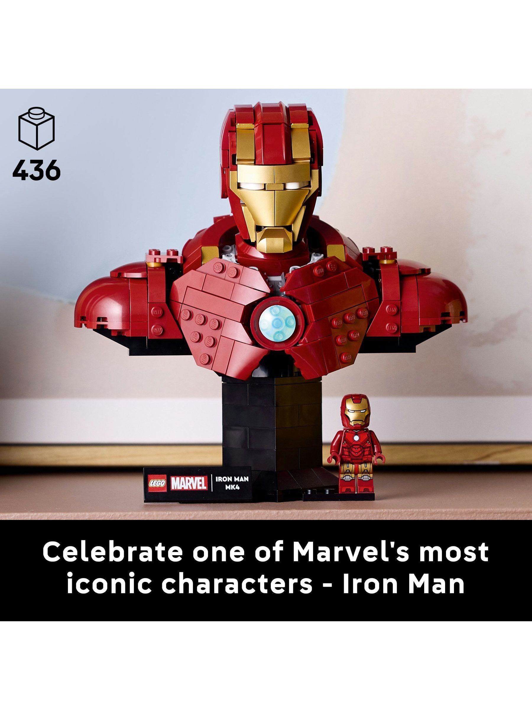 LEGO Iron Man MK4 bust 26cm (British brand)