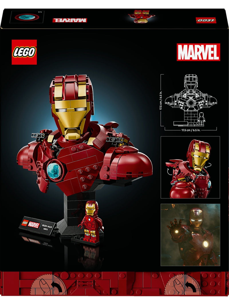 LEGO Iron Man MK4 bust 26cm (British brand)