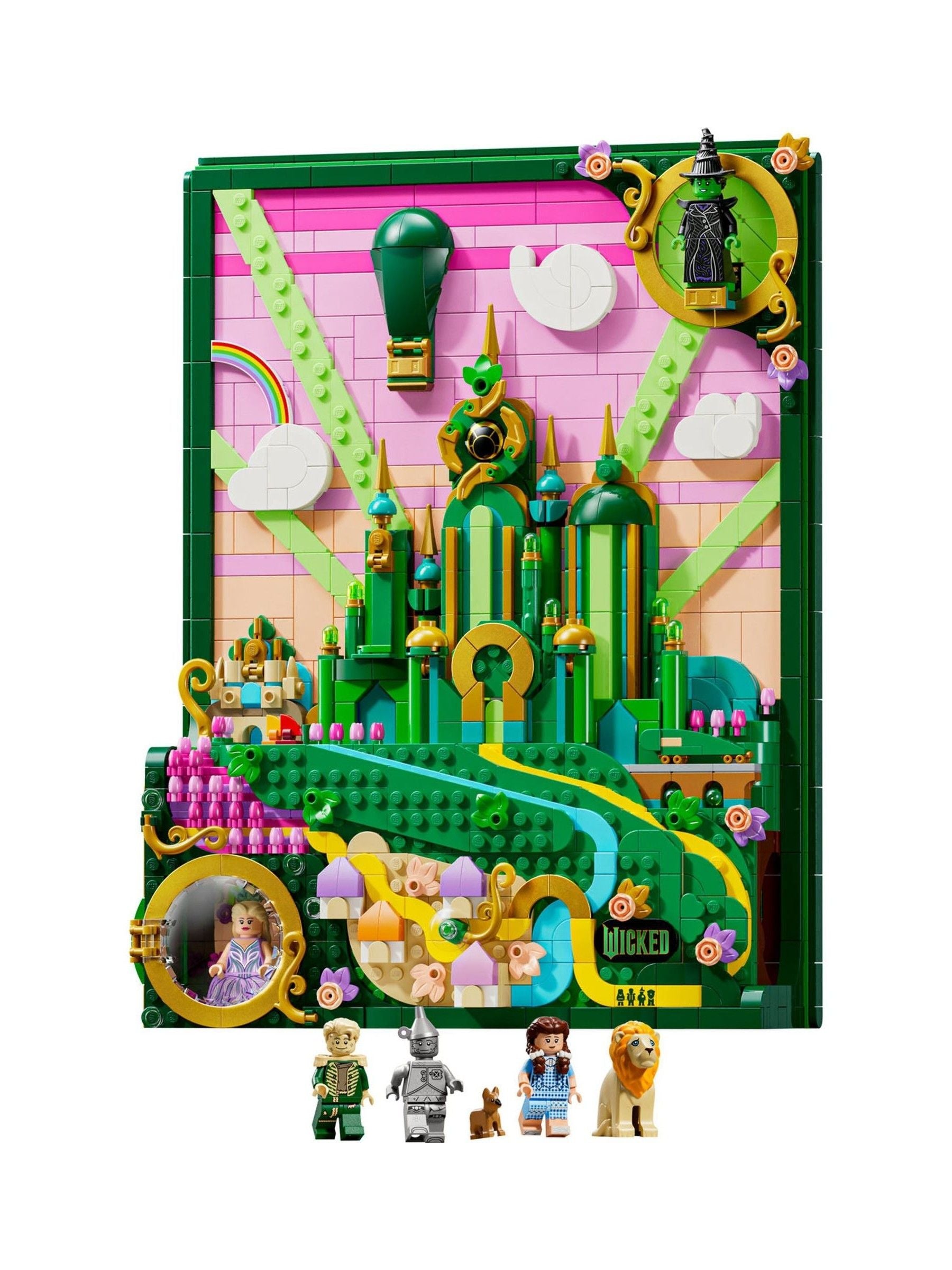 LEGO Wicked Emerald City wall art set, UK version