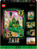 LEGO Wicked Emerald City wall art set, UK version