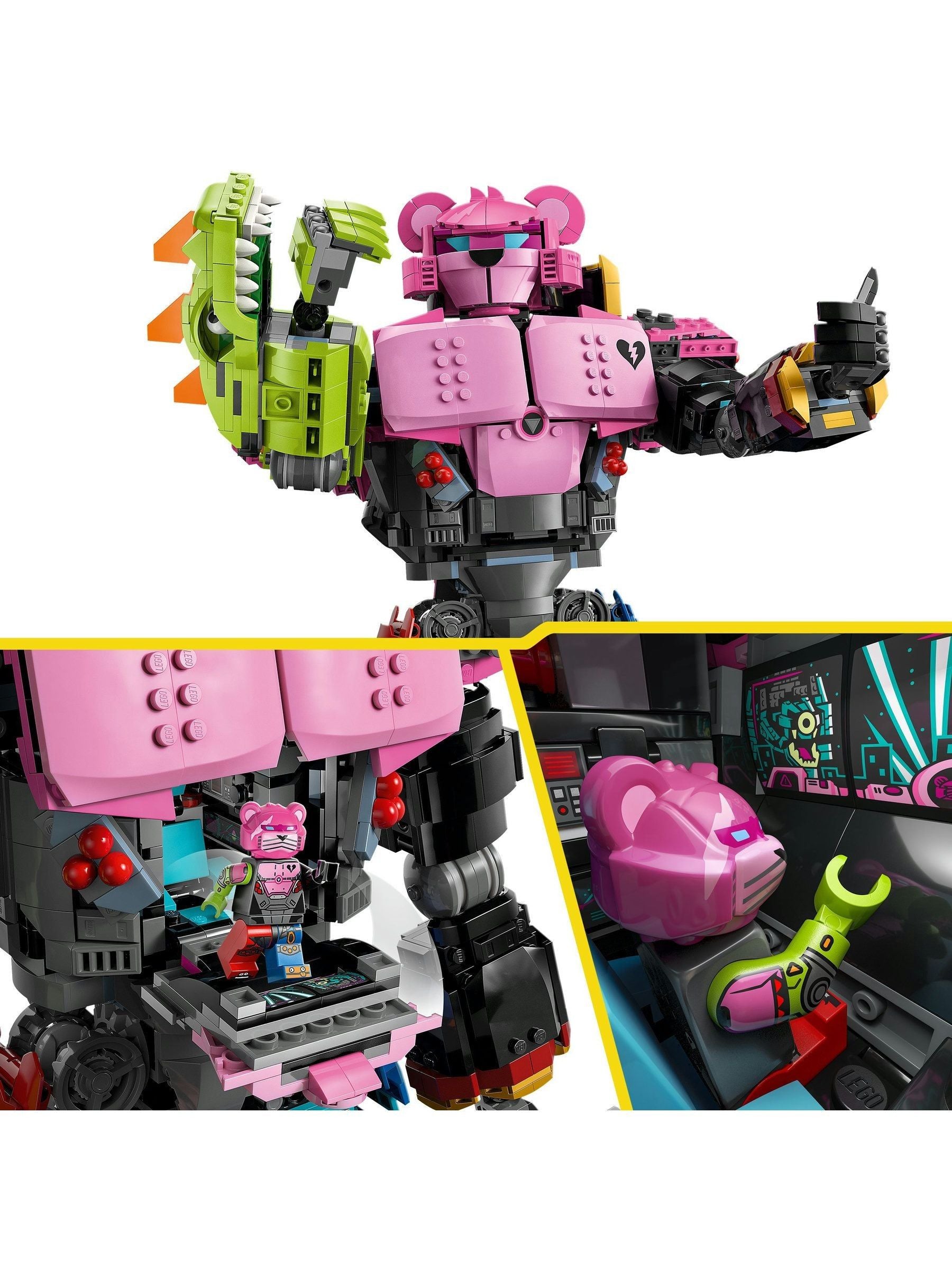LEGO Fortnite Mecha Team Leader building set 77078, UK version