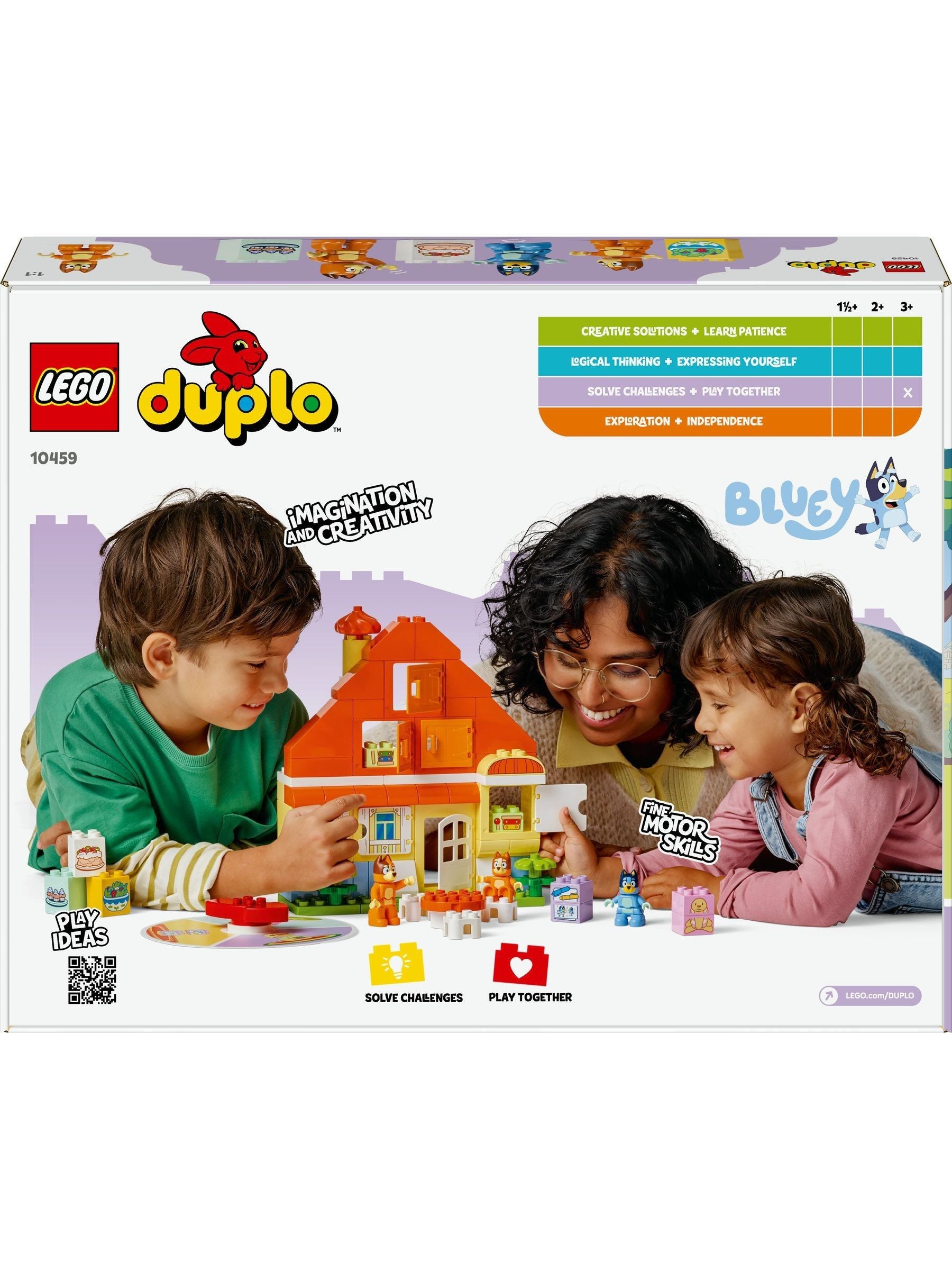 LEGO DUPLO Bluey family house set with memory game 83 pieces (British brand)