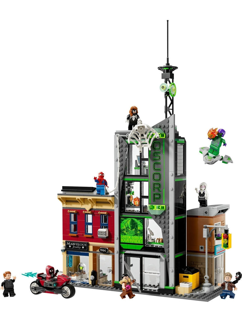 LEGO Spider-Man vs Oscorp building kit 76324, UK version