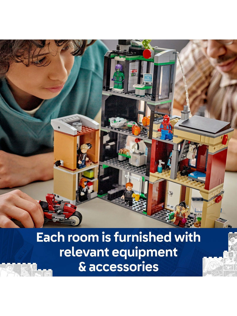 LEGO Spider-Man vs Oscorp building kit 76324, UK version