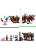 LEGO Minecraft Pillager Outpost and Ravager building toy set, UK version