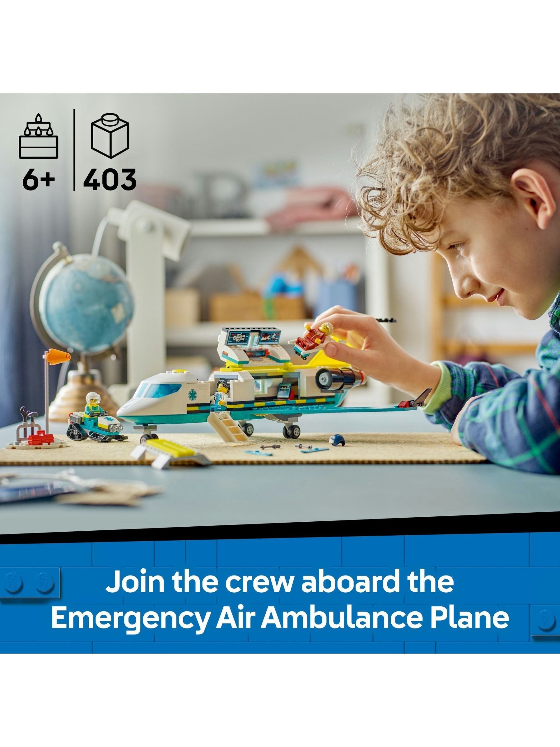LEGO City Air Ambulance playset 60465 (British brand)