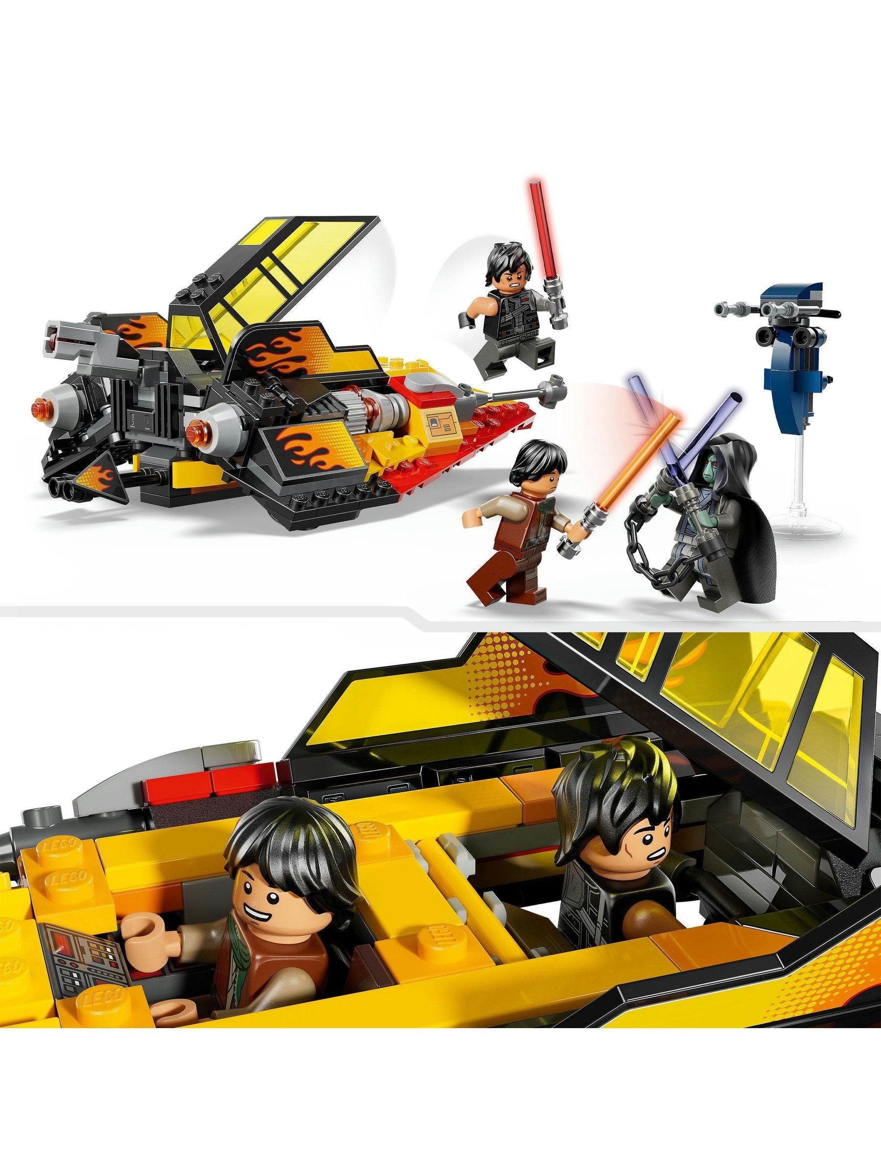 LEGO Star Wars The Force Burner Snowspeeder building toy 75414, imported from the UK