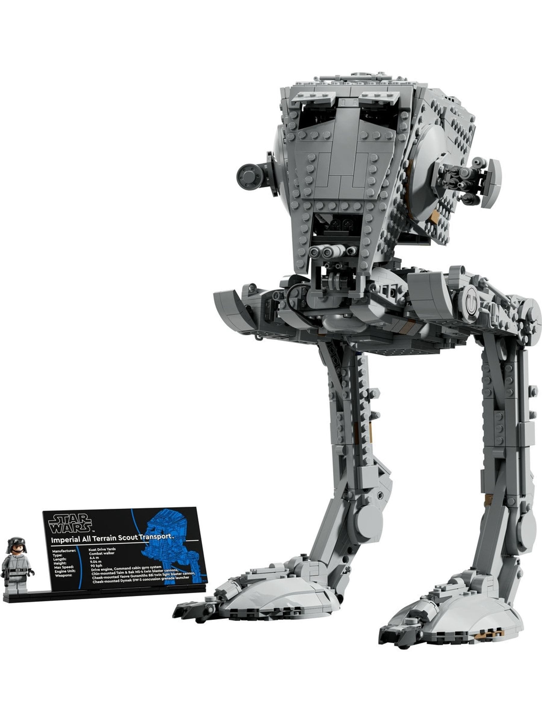 LEGO Star Wars AT-ST Walker building set 48cm, UK version