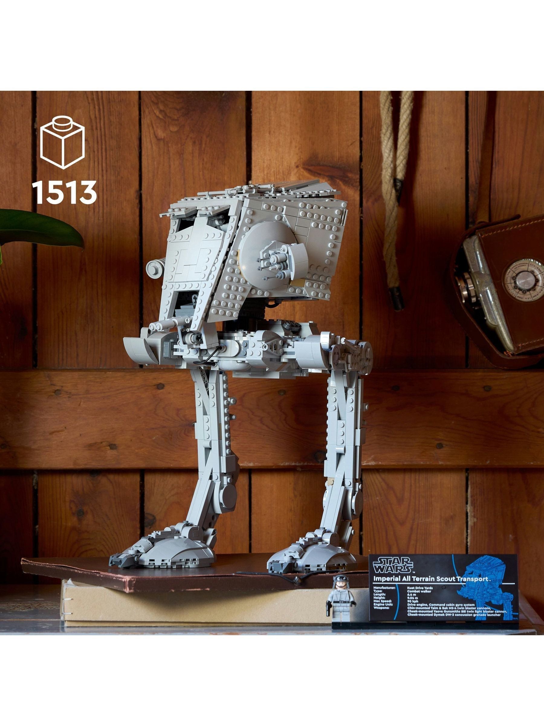 LEGO Star Wars AT-ST Walker building set 48cm, UK version
