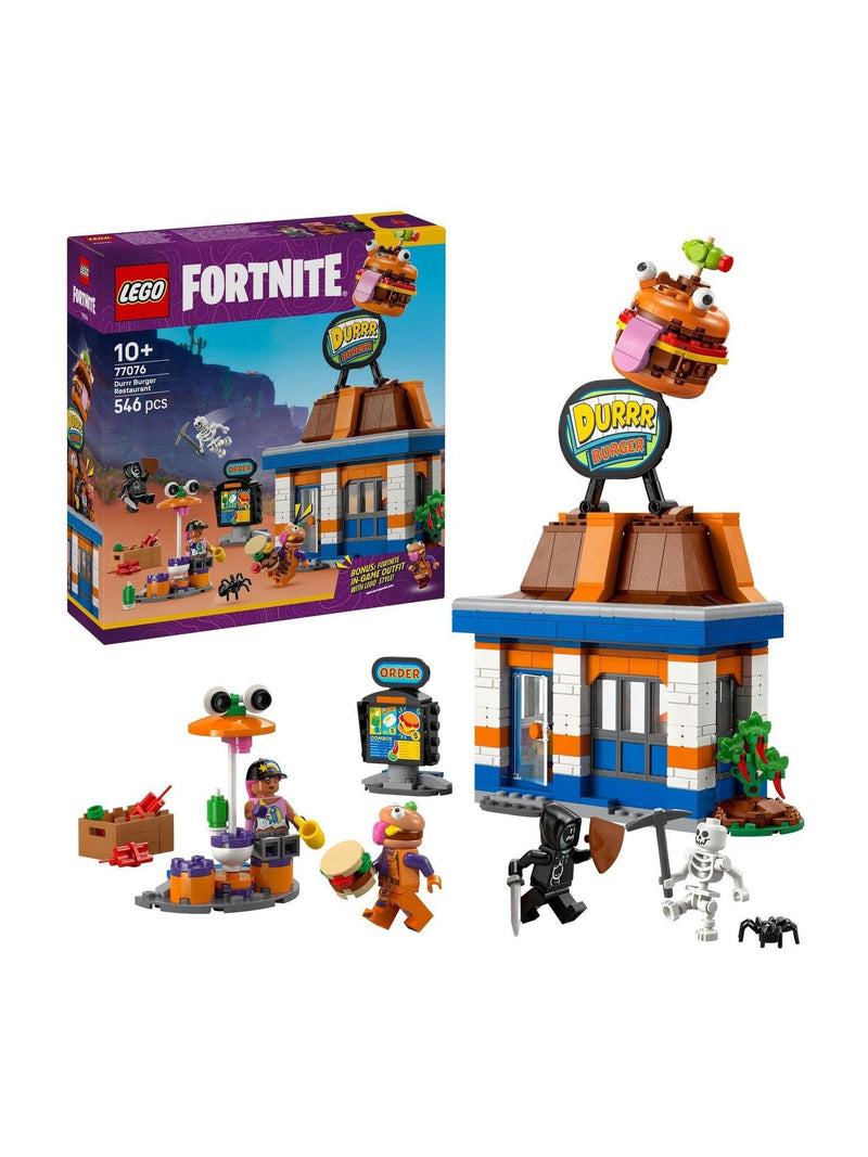 LEGO Fortnite Durrr Burger Restaurant building set 546 pieces, imported from the UK