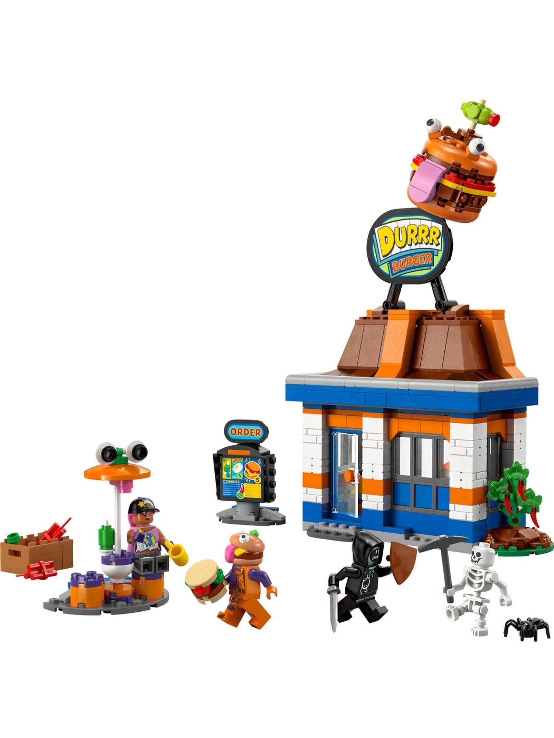 LEGO Fortnite Durrr Burger Restaurant building set 546 pieces, imported from the UK
