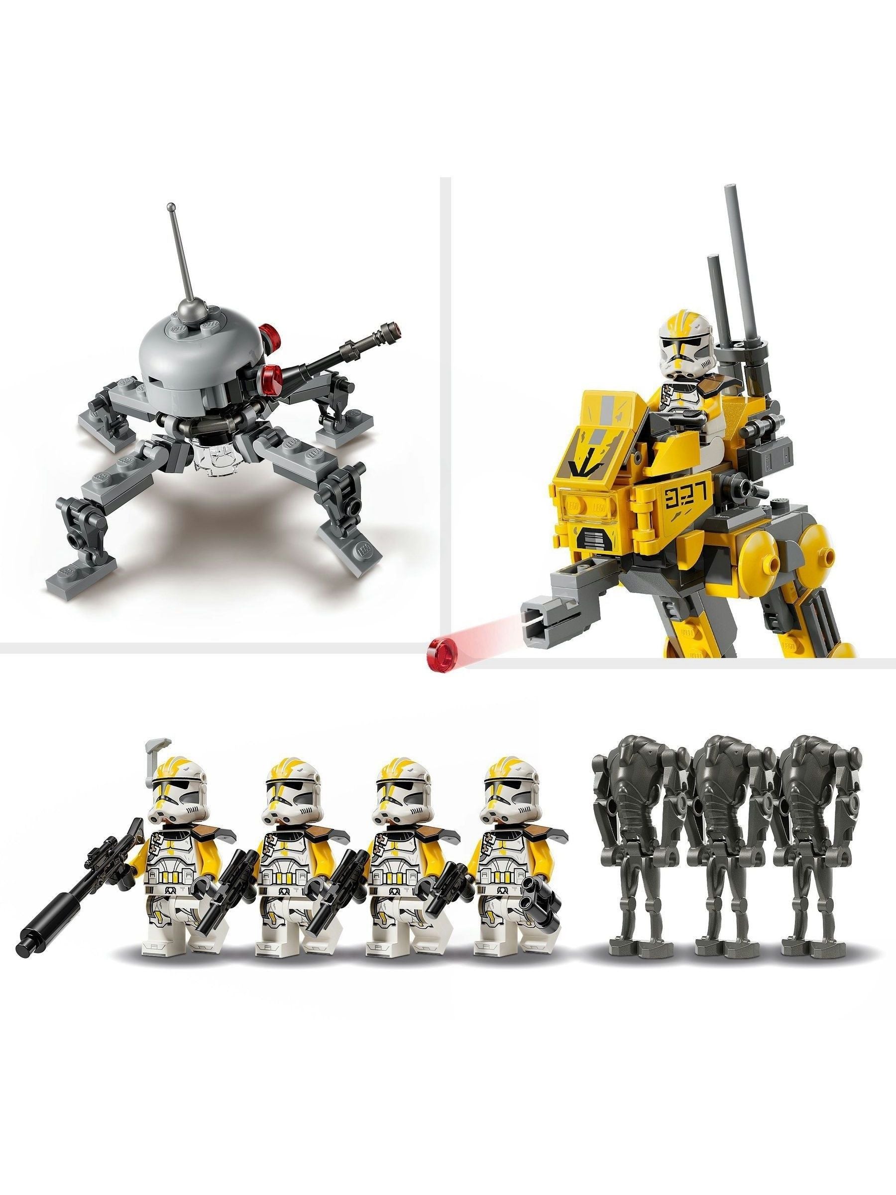 LEGO Star Wars 327th Star Corps Clone Troopers Battle Pack 75431, imported from the UK
