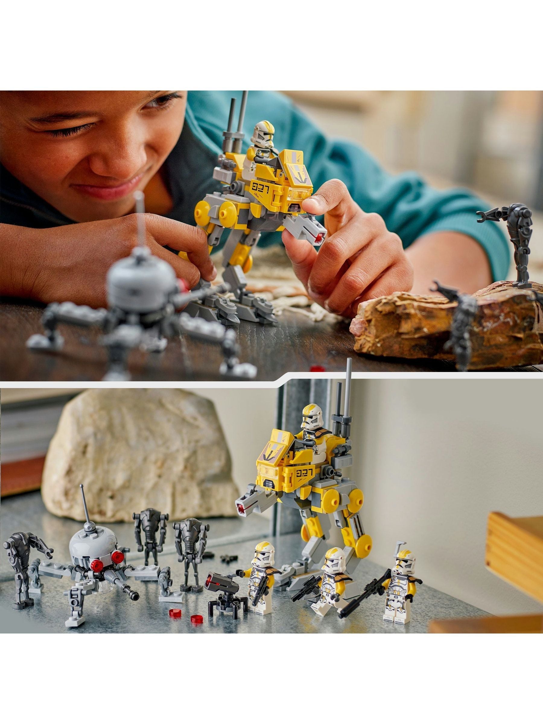 LEGO Star Wars 327th Star Corps Clone Troopers Battle Pack 75431, imported from the UK