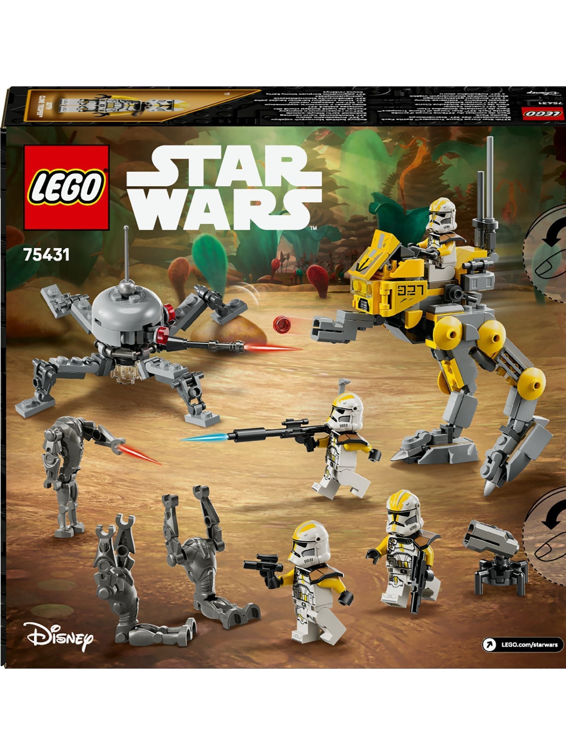 LEGO Star Wars 327th Star Corps Clone Troopers Battle Pack 75431, imported from the UK