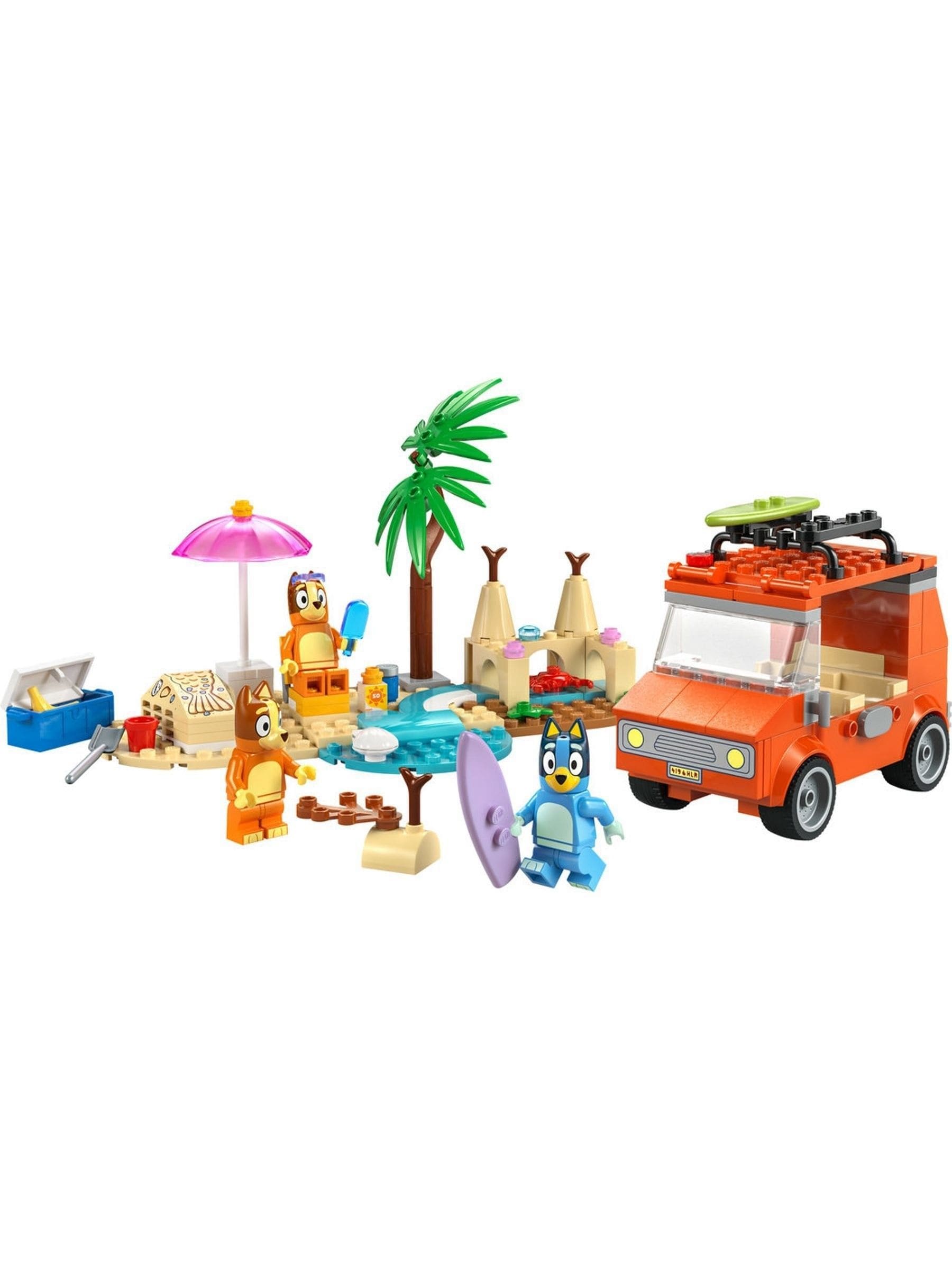 LEGO Bluey beach family car set 11202 - British product