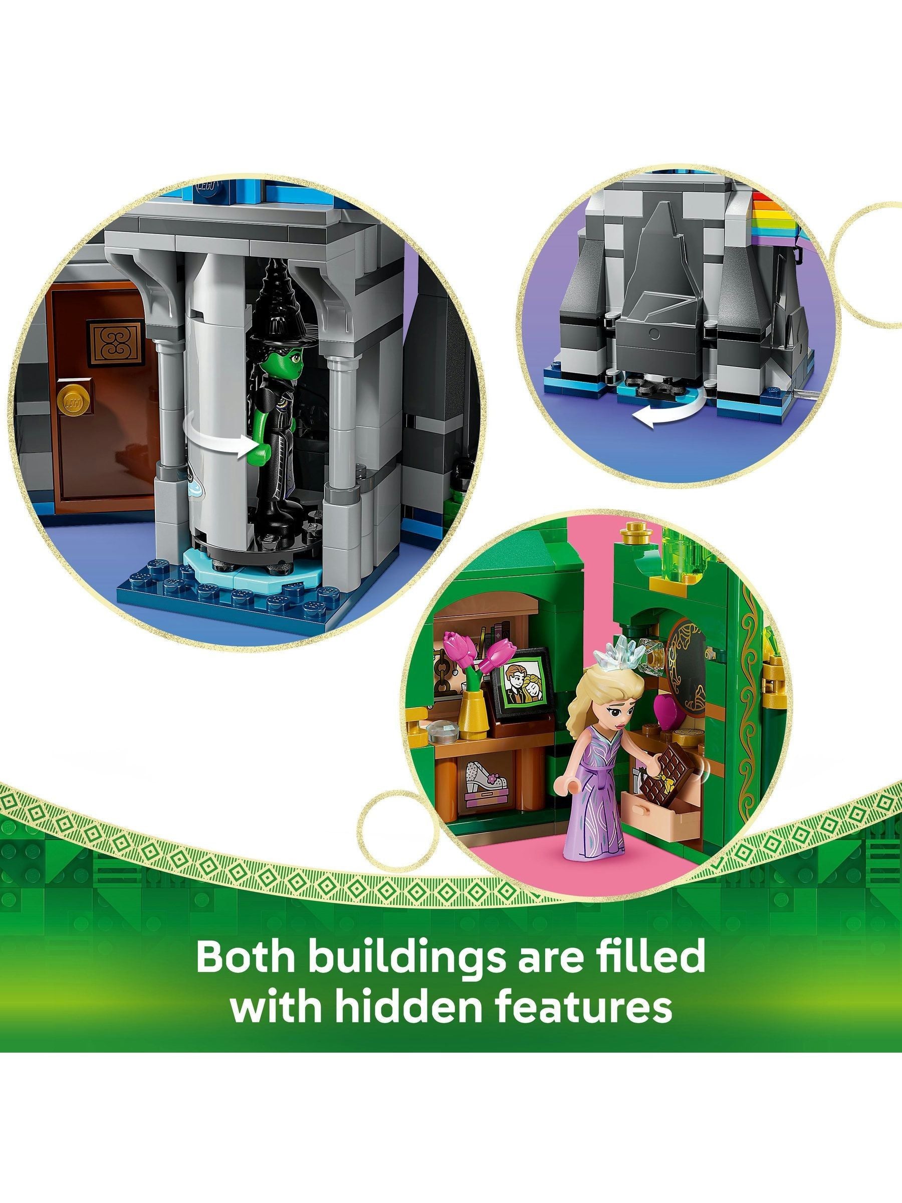 LEGO Wicked Emerald City and Kiamo Ko Castle building set (British brand)