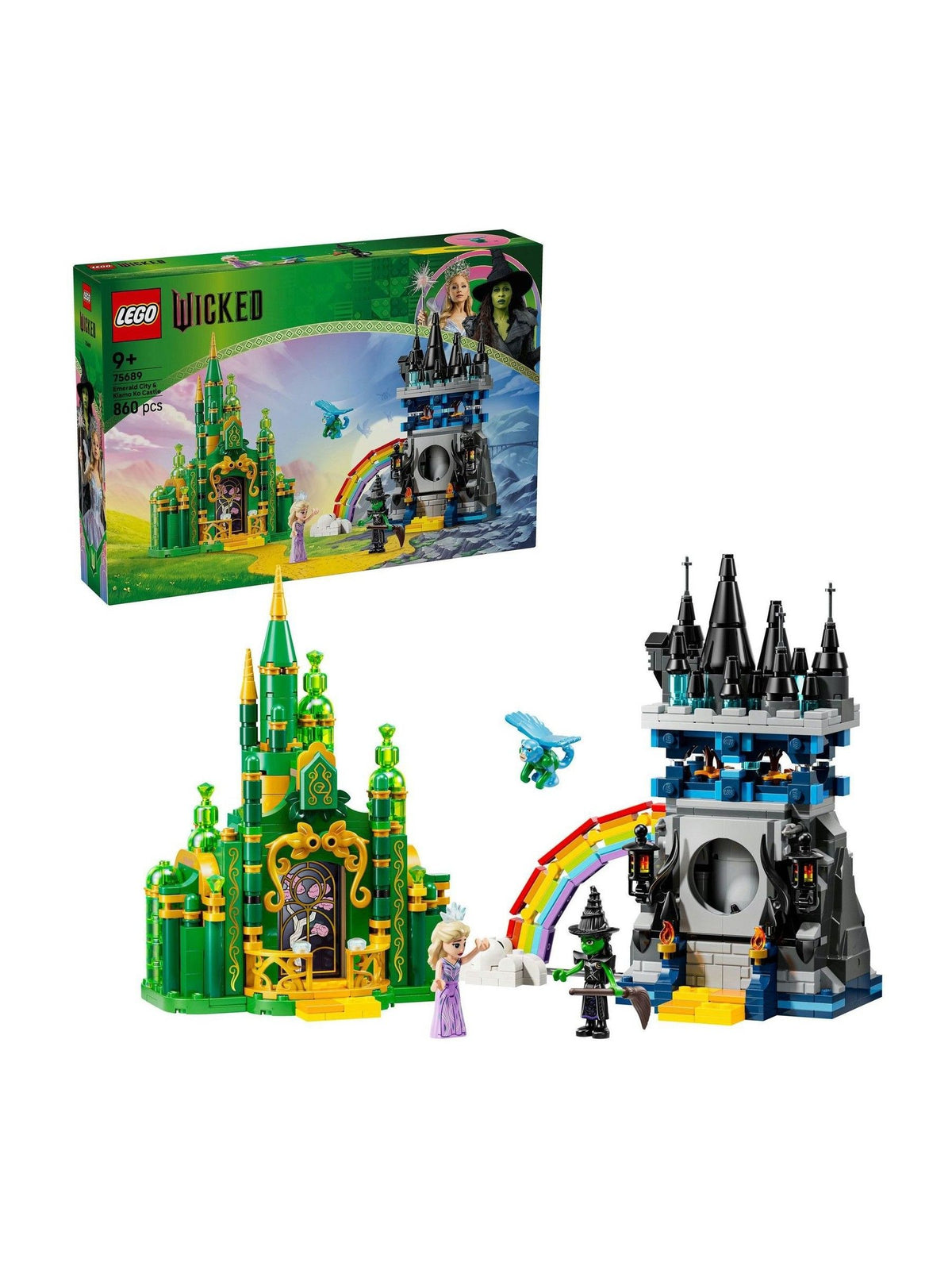 LEGO Wicked Emerald City and Kiamo Ko Castle building set (British brand)