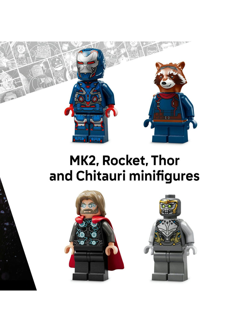 LEGO Marvel Endgame Thor vs Chitauri set, imported from the UK