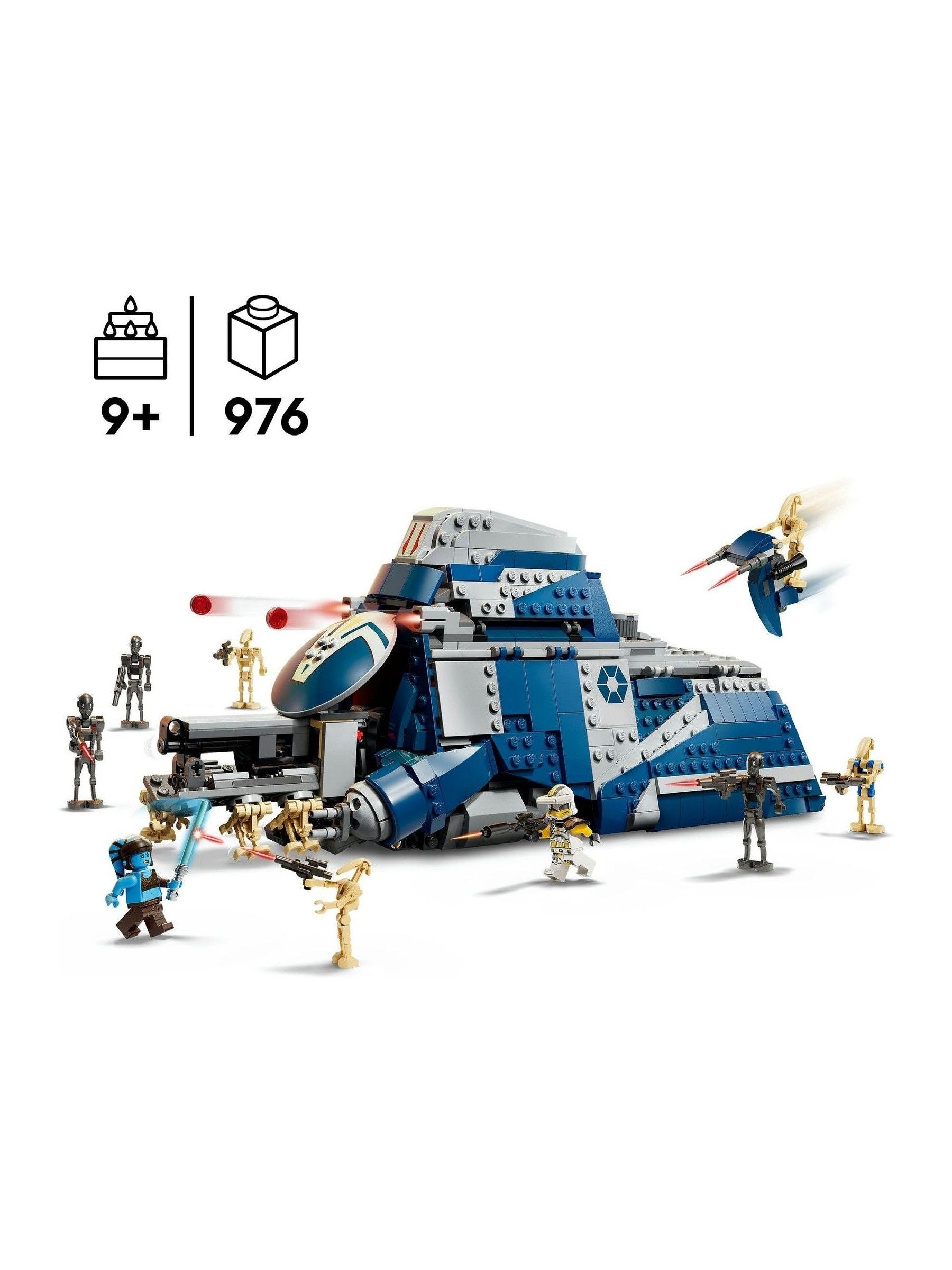 LEGO Star Wars Battle of Felucia Separatist MTT, imported from the UK