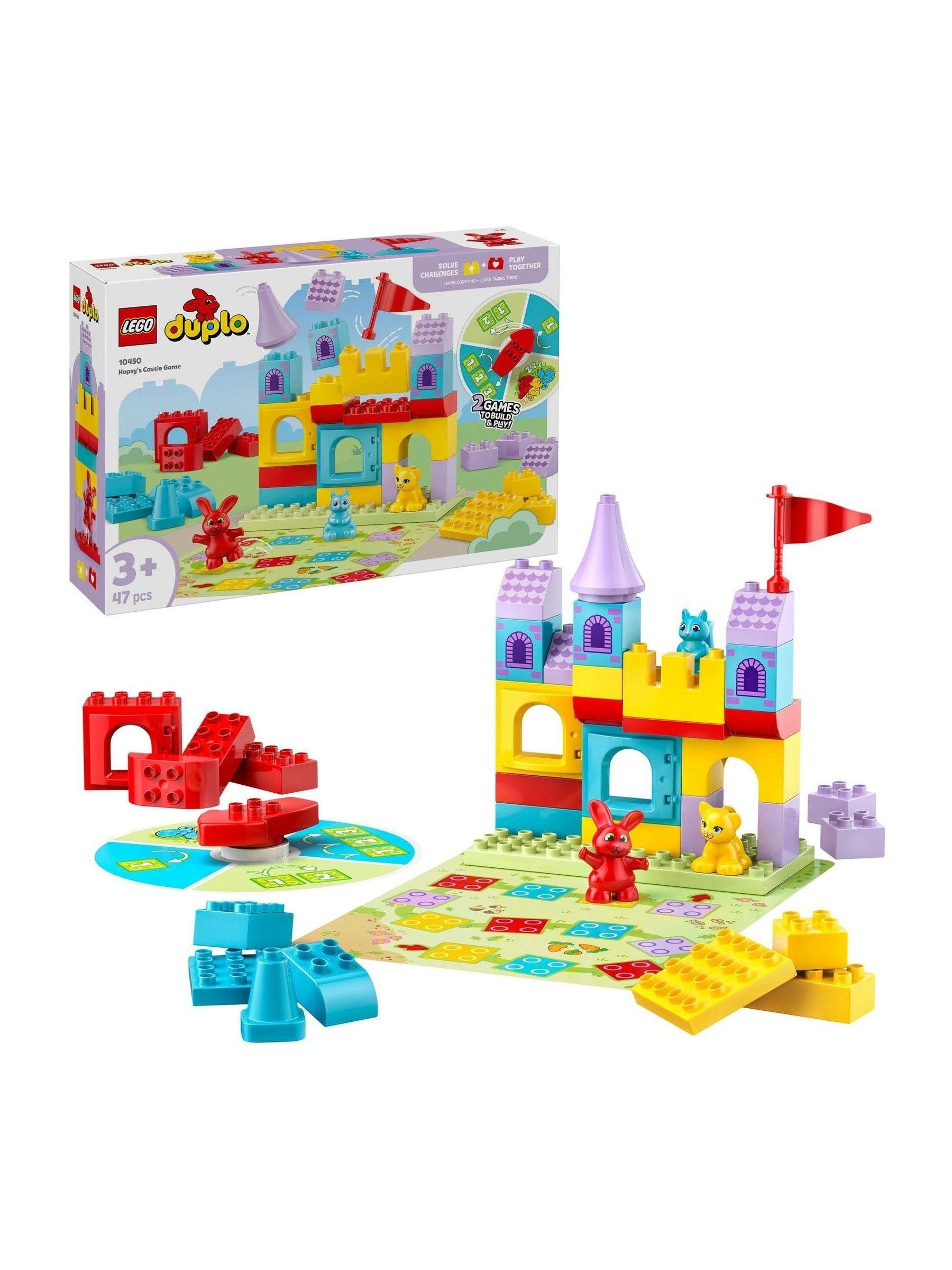 LEGO DUPLO Hopsy's Castle Game toy set 47 pieces, imported from the UK