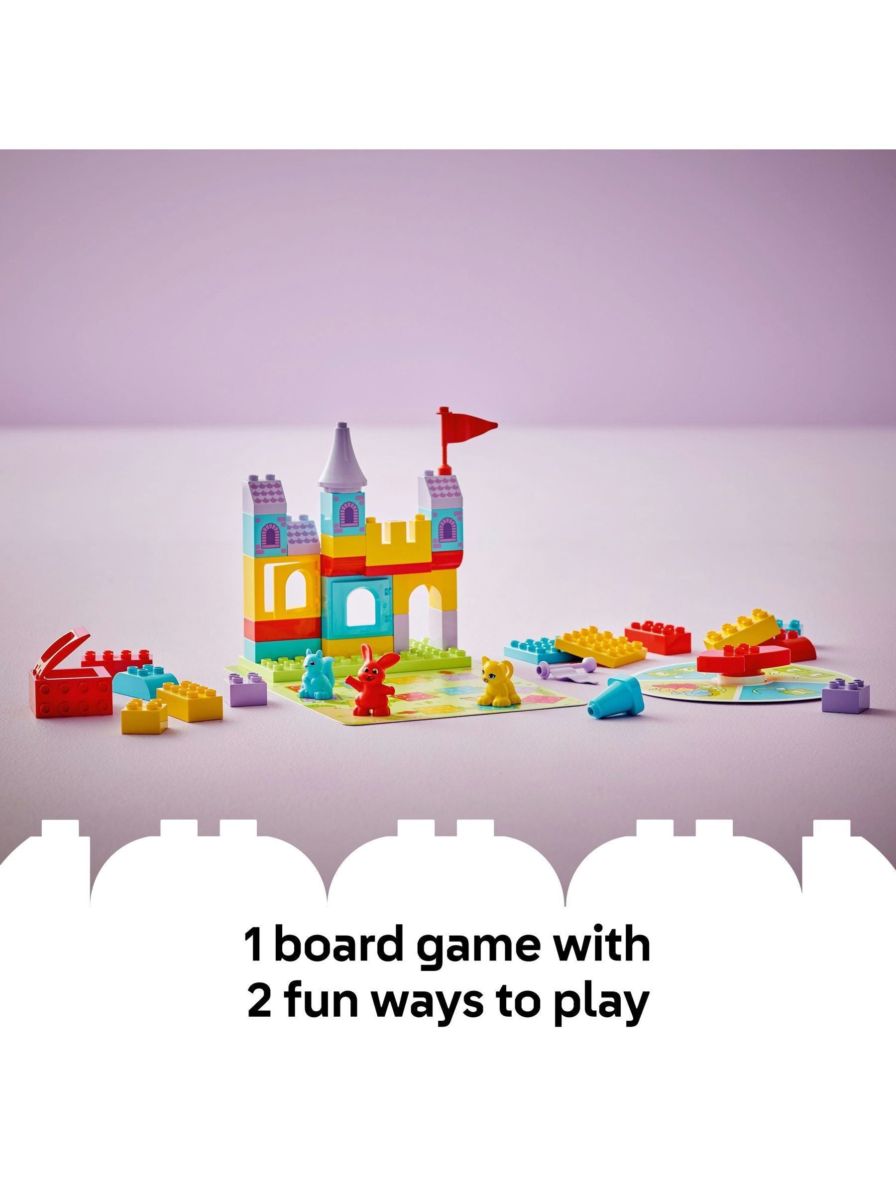LEGO DUPLO Hopsy's Castle Game toy set 47 pieces, imported from the UK
