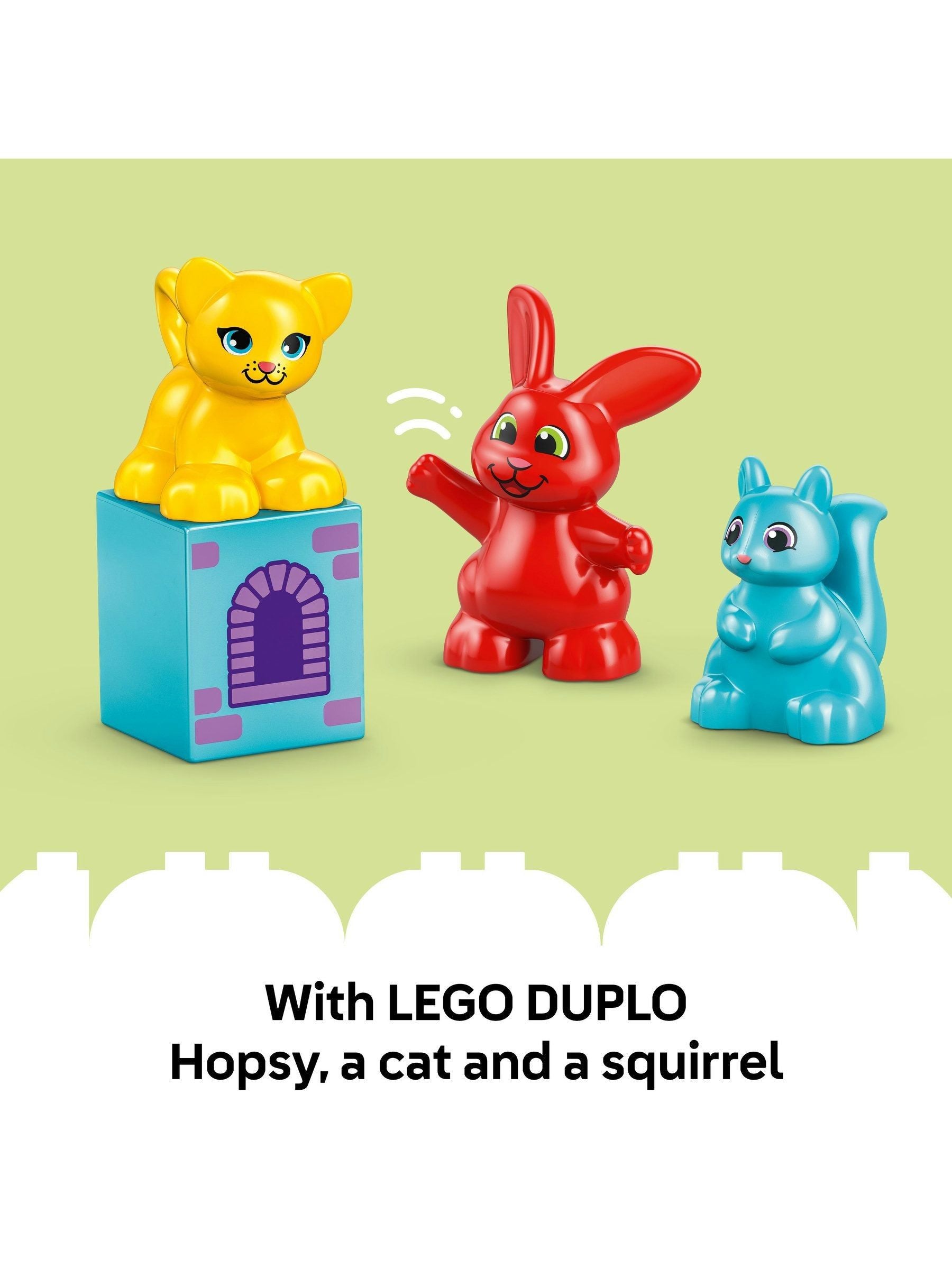 LEGO DUPLO Hopsy's Castle Game toy set 47 pieces, imported from the UK