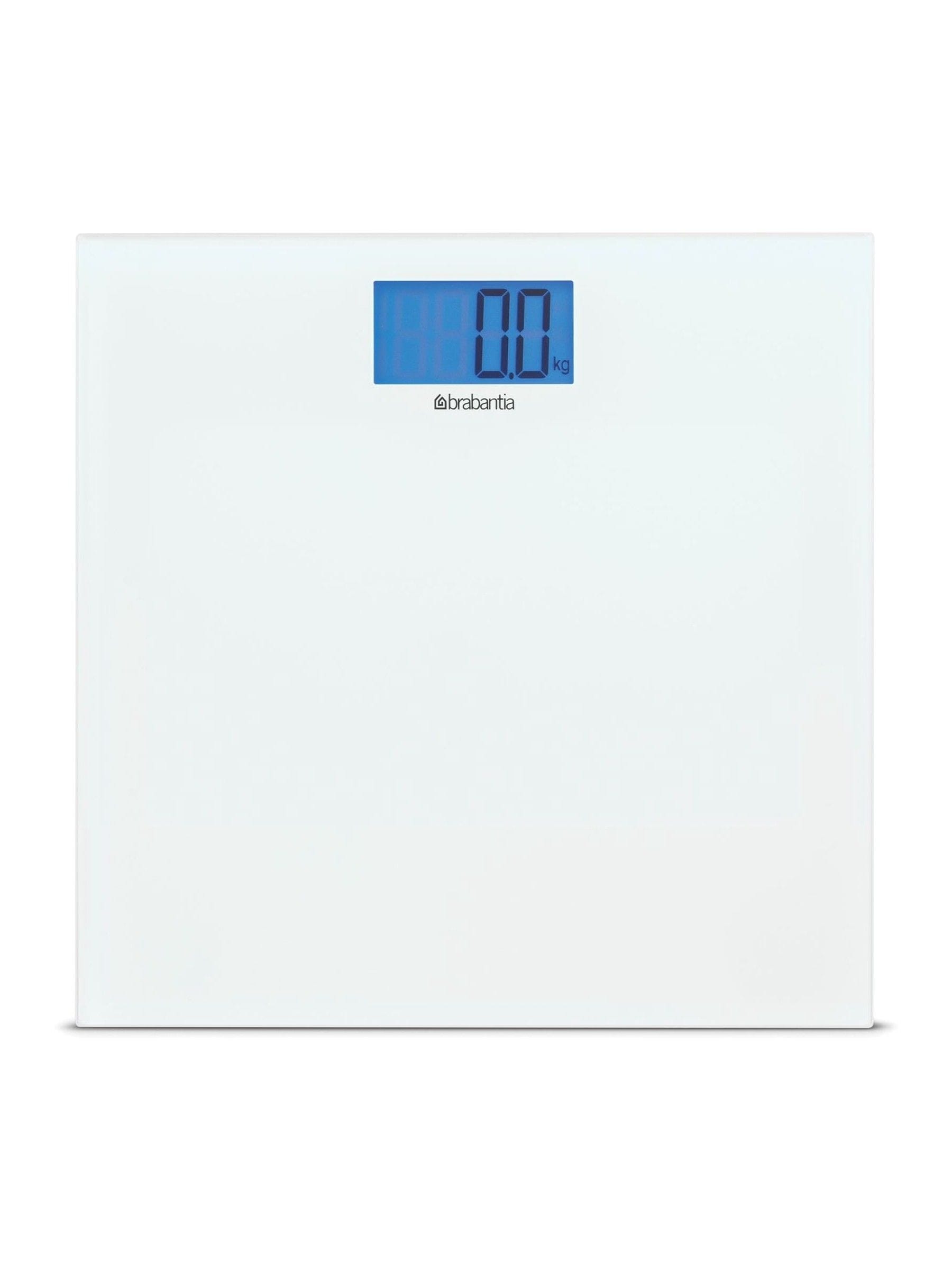 Brabantia white digital bathroom scale (British brand)