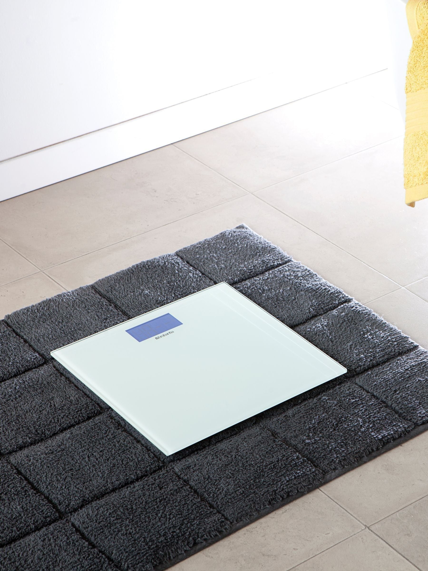 Brabantia white digital bathroom scale (British brand)