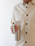 Brabantia insulated flask light grey 500ml, UK version