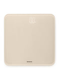 Brabantia Soft Beige ReNew digital bathroom scale, UK version