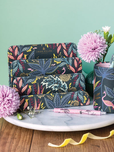 Next Sara Miller Navy Blue Savannah Desk Letter Organiser Rack- Buy online at McGrocer