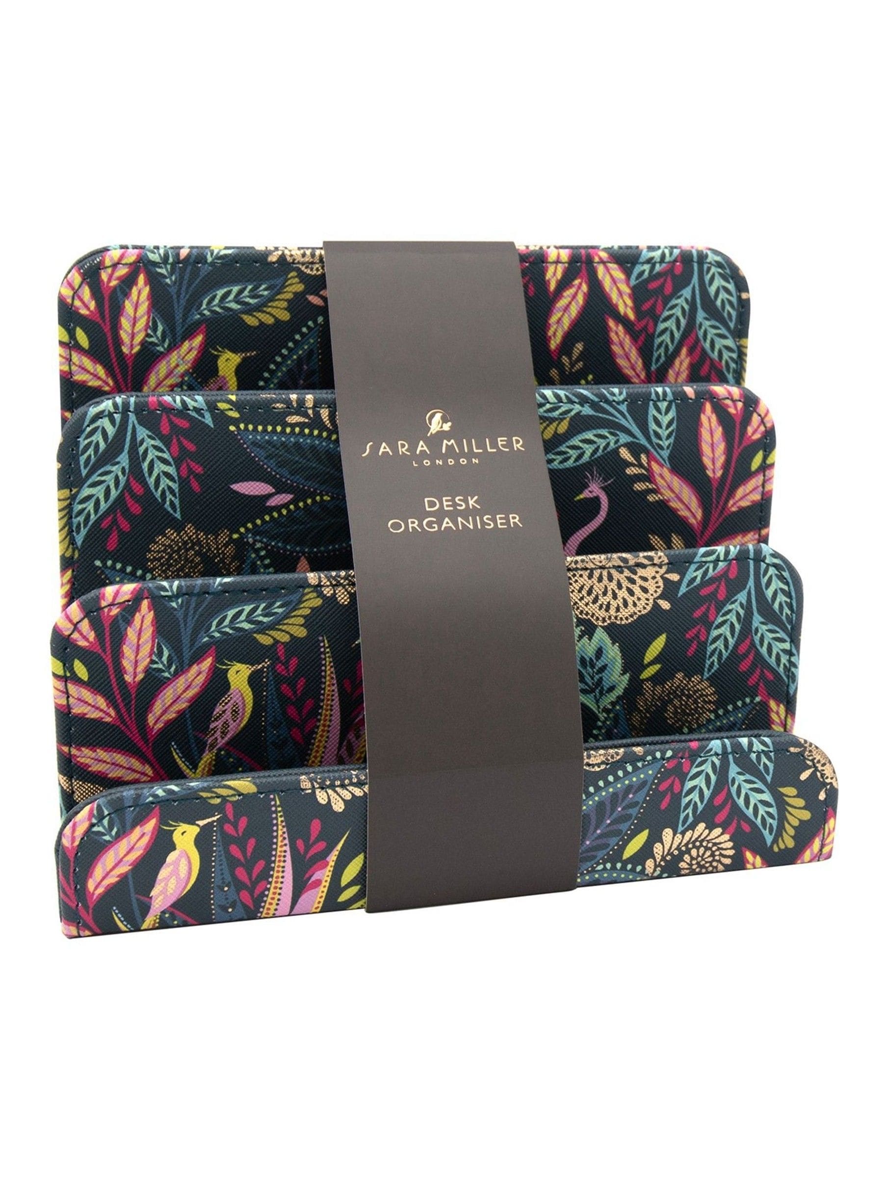 Sara Miller letter organiser rack Navy Blue Savannah - British product
