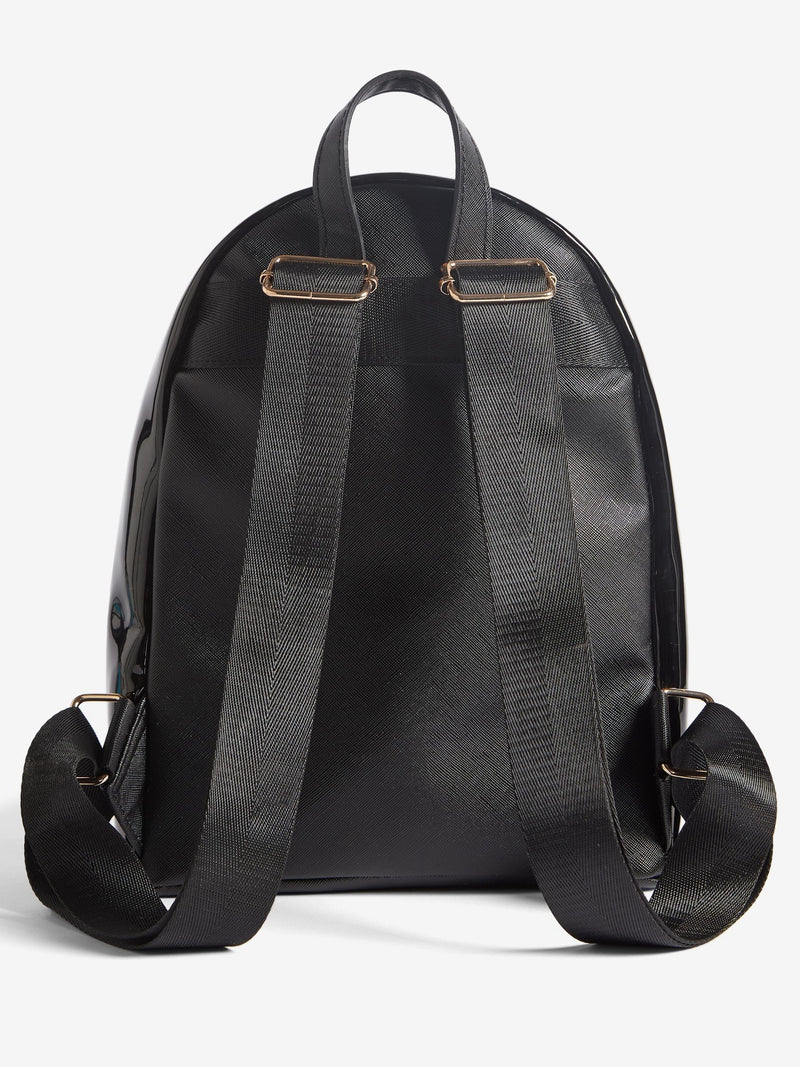 Lipsy black bow detail school backpack, imported from the UK