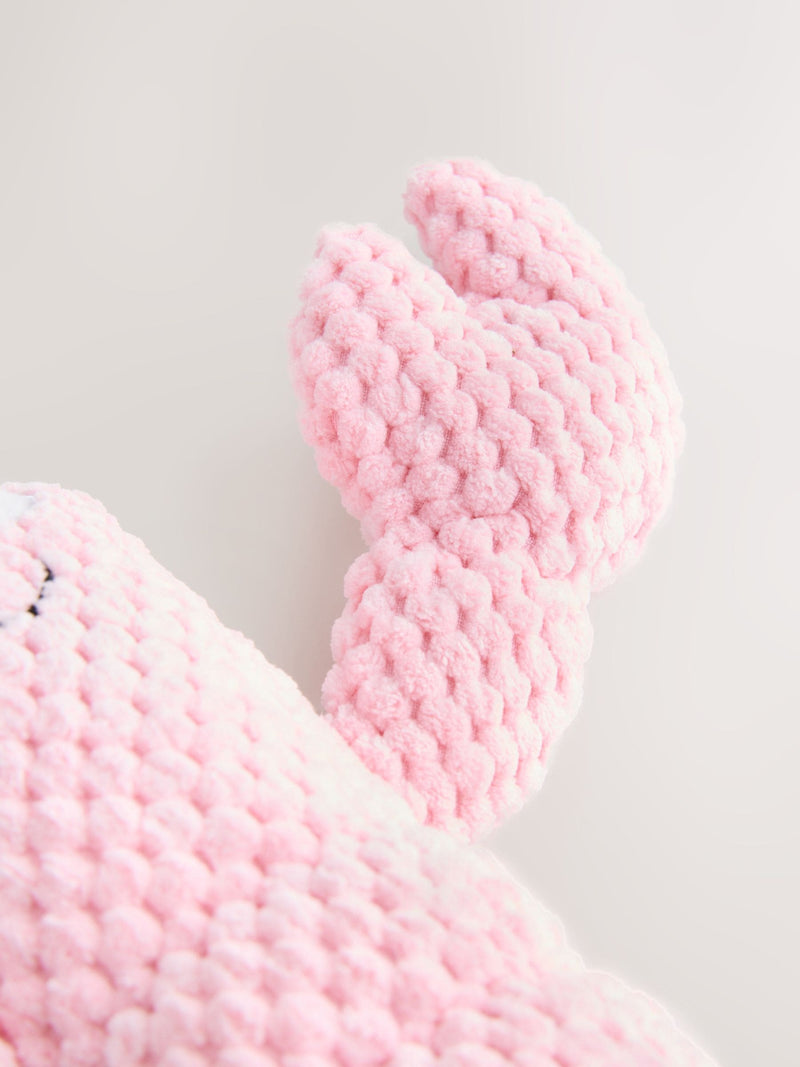 Pink lobster pet toy made from polyester (British brand)