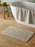 Silentnight White Ribbed Cotton Bath Mat 50cm x 80cm