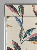 Sophie Allport ornamental peacock roman blind natural cotton - British product