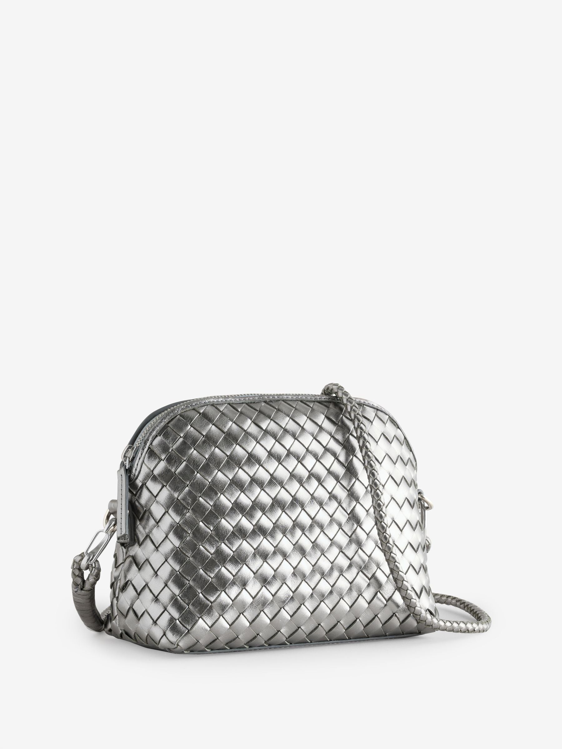 Dragon Diffusion Silver Chunky Fellini pochette bag, UK version