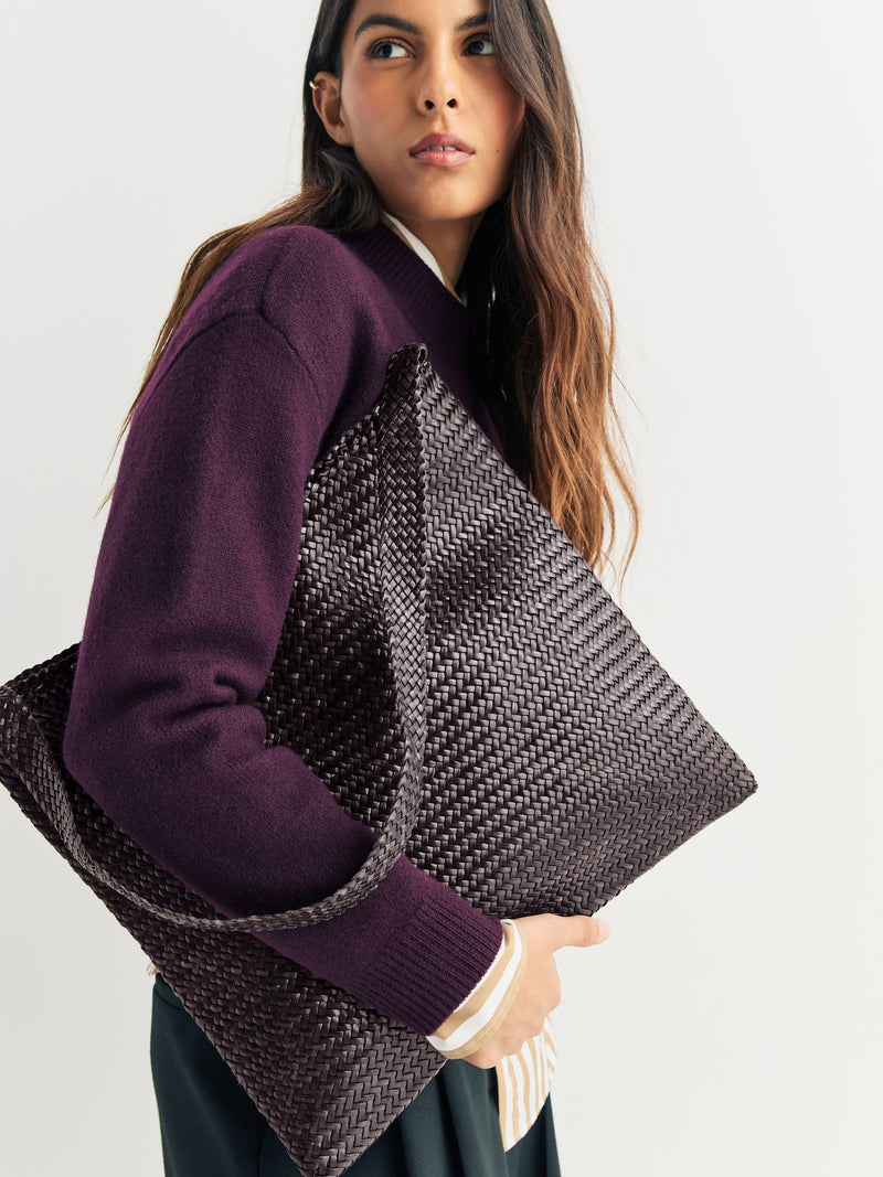 Dragon Diffusion Ars tote bag woven leather (British brand)