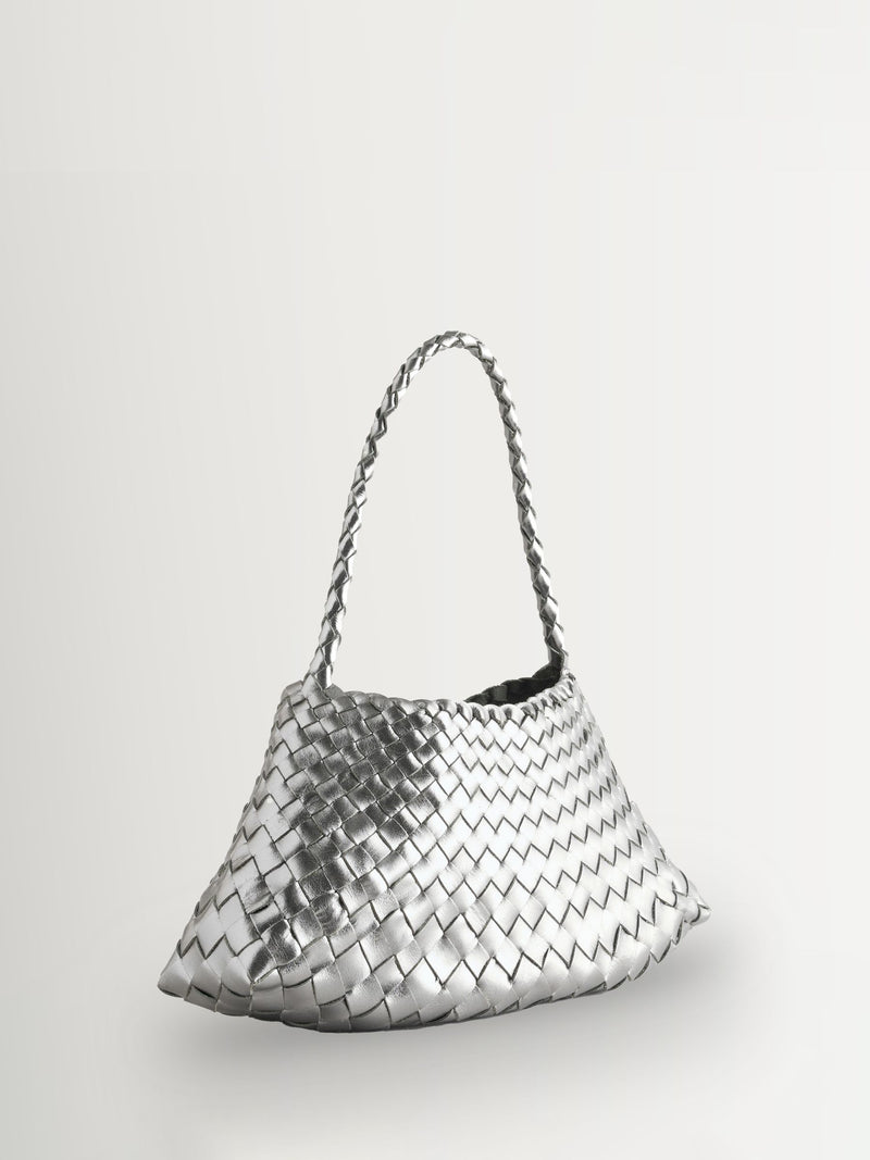 Dragon Diffusion Rosanna Mini Bag Covert Foil Silver - British product