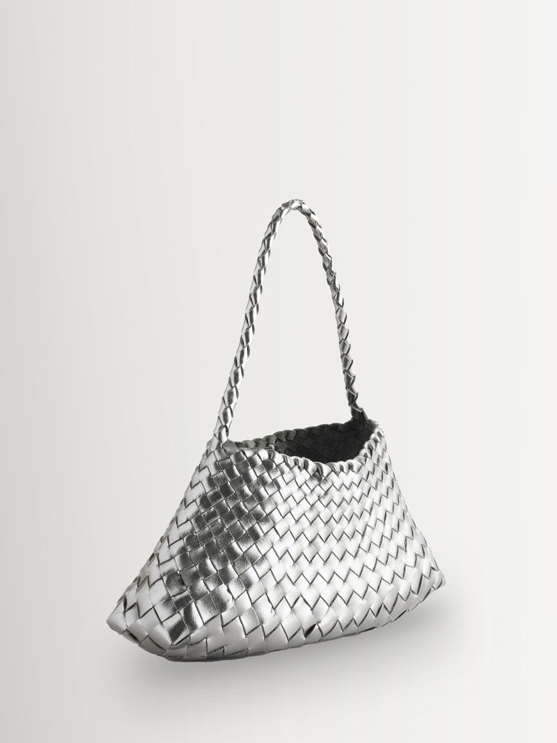 Dragon Diffusion Rosanna Mini Bag Covert Foil Silver - British product