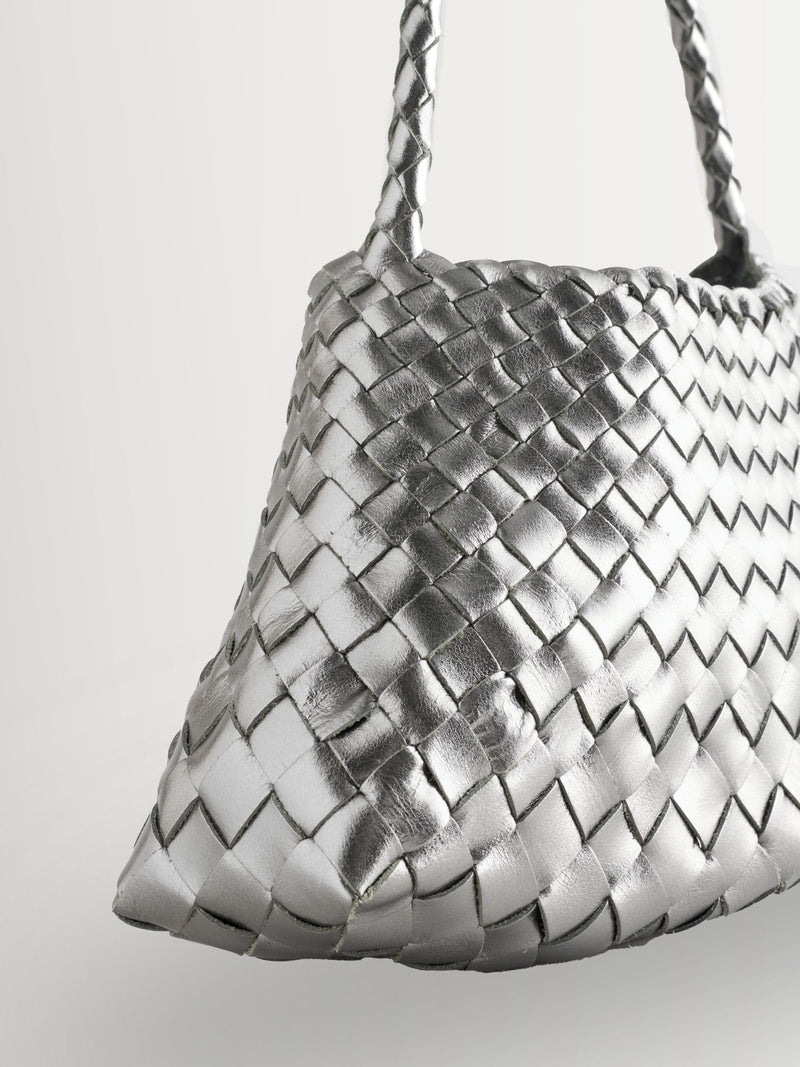 Dragon Diffusion Rosanna Mini Bag Covert Foil Silver - British product