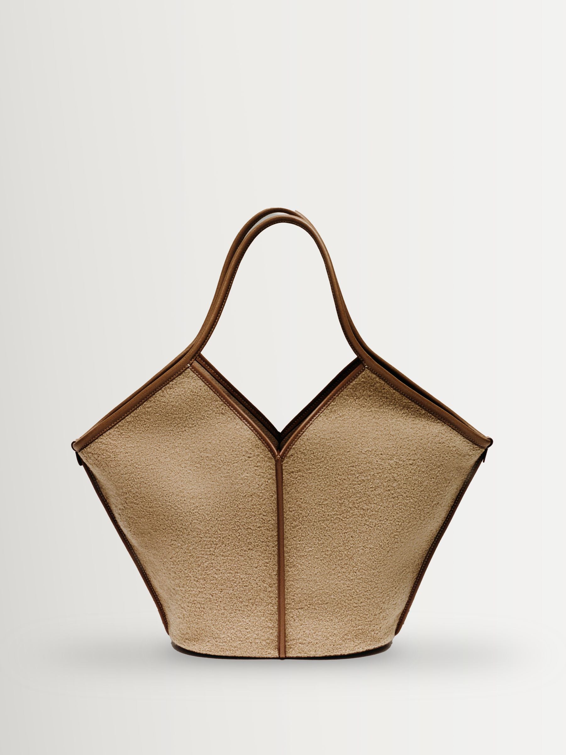 Hereu Studio brown wool tote bag, UK version
