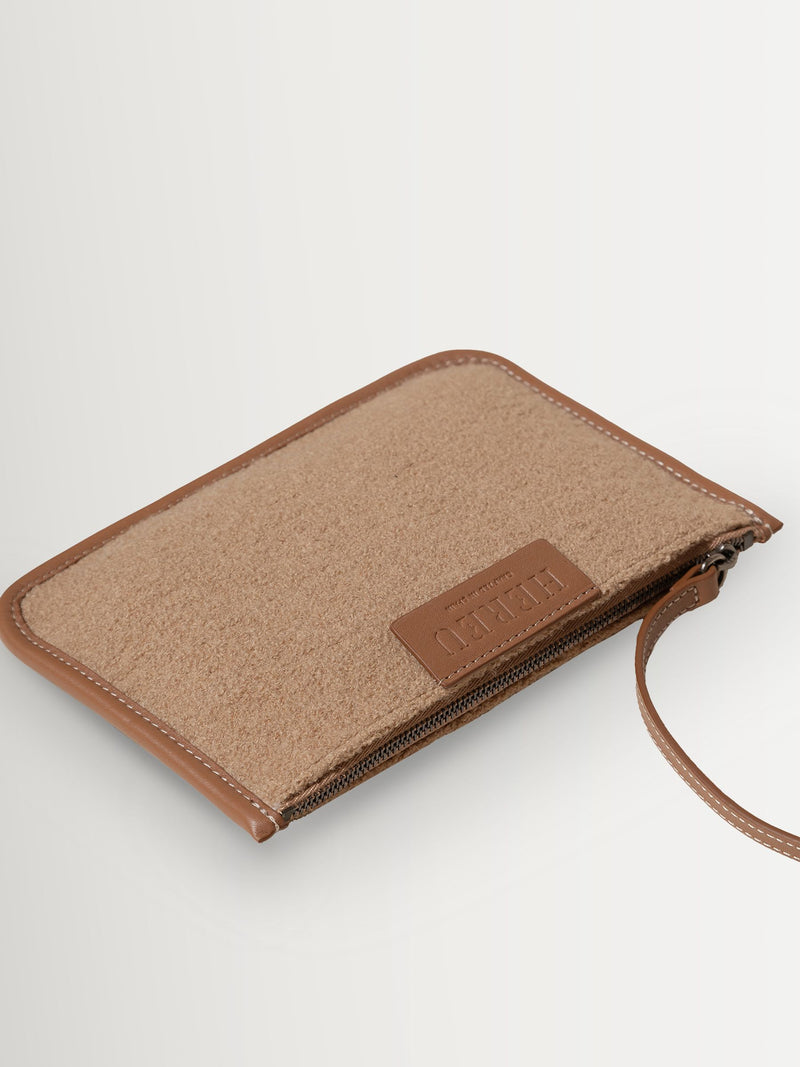 Hereu Studio brown wool tote bag, UK version
