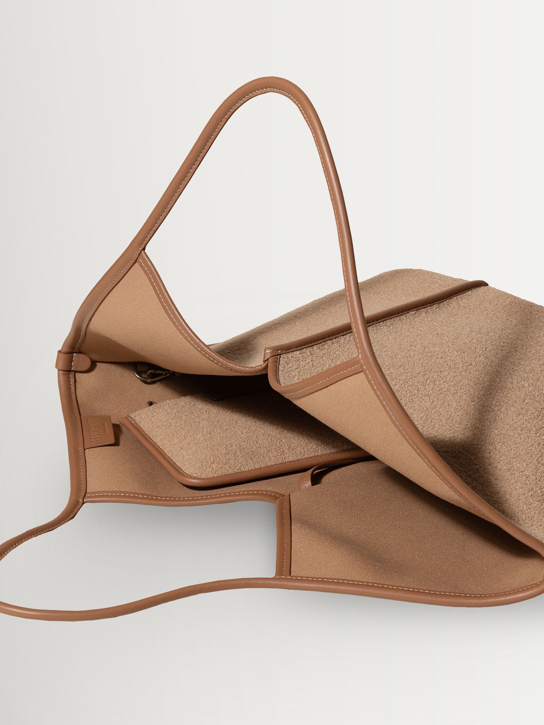 Hereu Studio brown wool tote bag, UK version