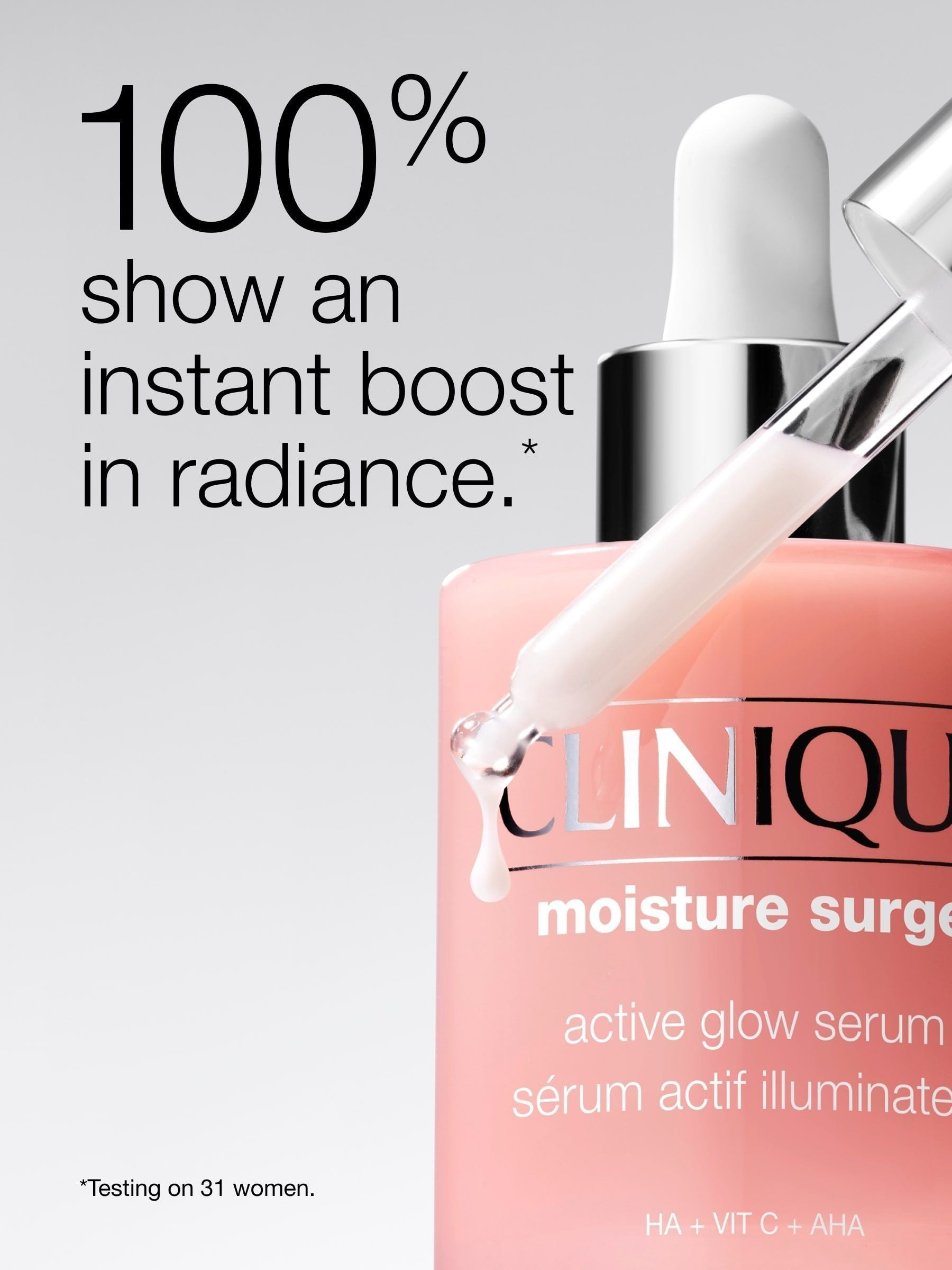 Clinique Hydrate and Glow Trio skincare bundle - British product