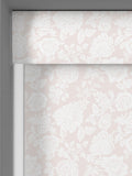 Shabby Chic Dusky Pink Stipple blackout roller blind (British brand)