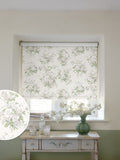 Shabby Chic blackout roller blind natural rose chintz, imported from the UK