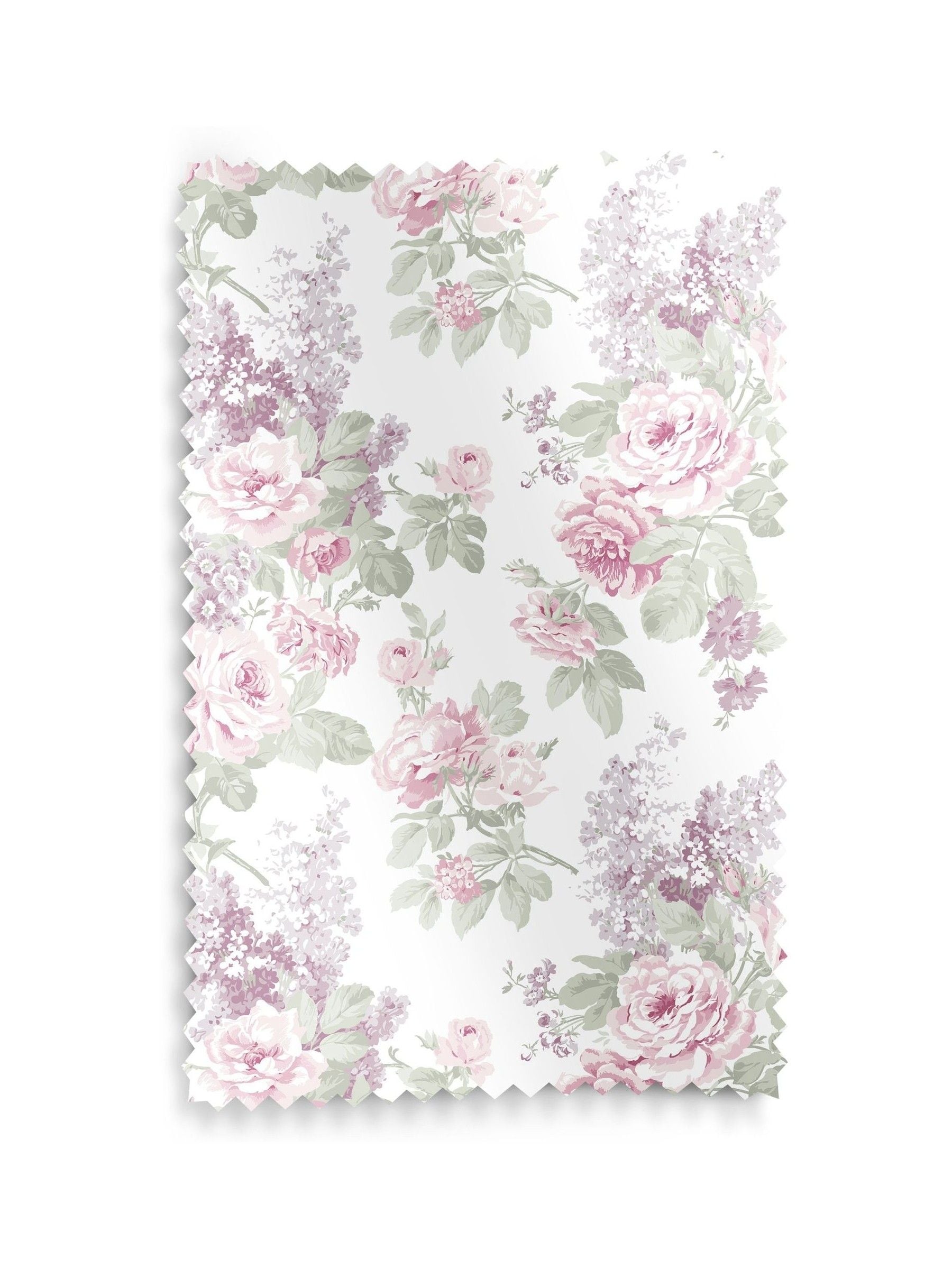 Shabby Chic roman blind lilac purple wild garden, imported from the UK
