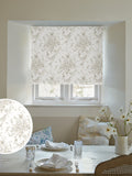 Shabby Chic Roman blind Warm Natural Garden Floral (British brand)