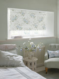 Shabby Chic blue hydrangea roman blind made to measure (British brand)